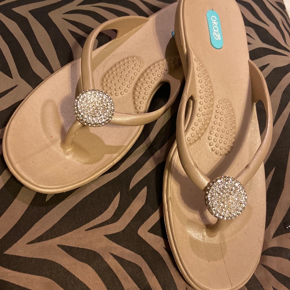Oka.B blingy sandals - Picture 1 of 5